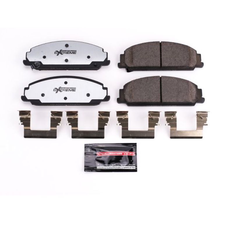 Power Stop 08-09 Pontiac G8 Front Z26 Extreme Street Brake Pads w/Hardware-tuningsupply.com