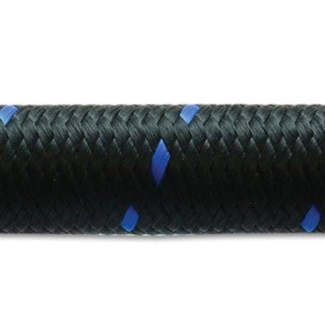 Vibrant -12 AN Two-Tone Black/Blue Nylon Braided Flex Hose (5 foot roll)-Hoses-Vibrant-VIB11992B-SMINKpower Performance Parts