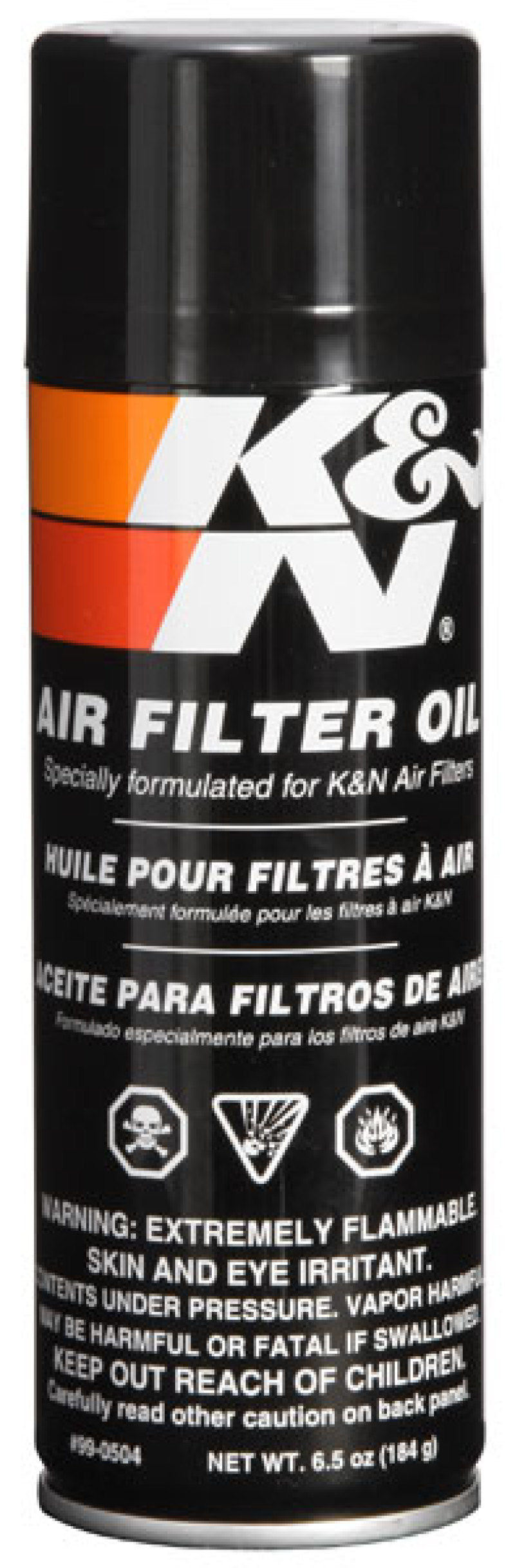 
  

K&N Engineering  - KNN99-0504 - K&N 6.5 OZ Aerosol Spray Air Filter Oil - Shipped in Europe - Tuningsupply.com

