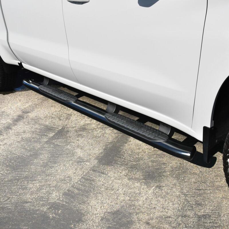 Westin 2019 Chevrolet Silverado/Sierra 1500 Crew Cab Non LD PRO TRAXX 5 Oval Nerf Step Bars - Black