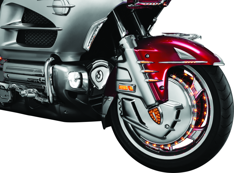 Kuryakyn Deco Eagle Fender Ornament 01-22 Honda GL1800 Chrome-tuningsupply.com