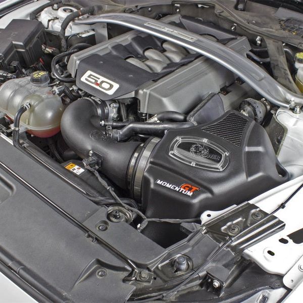 aFe Momentum GT Pro Dry S Intake System 2015 Ford Mustang GT V8-5.0L-tuningsupply.com