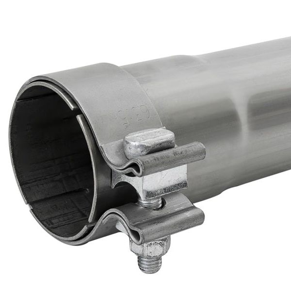 aFe MACH Force-Xp 409 SS Muffler Pipe 2.5in. Inlet/Outlet / 14in. Body / 20in. Length-tuningsupply.com