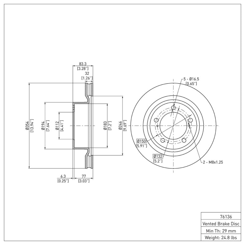 

DFC 600-76136 - DFC600-76136 - DFC 07-22 Lexus LX570 Front Brake Rotor - Shipped in Europe - Tuningsupply.com
