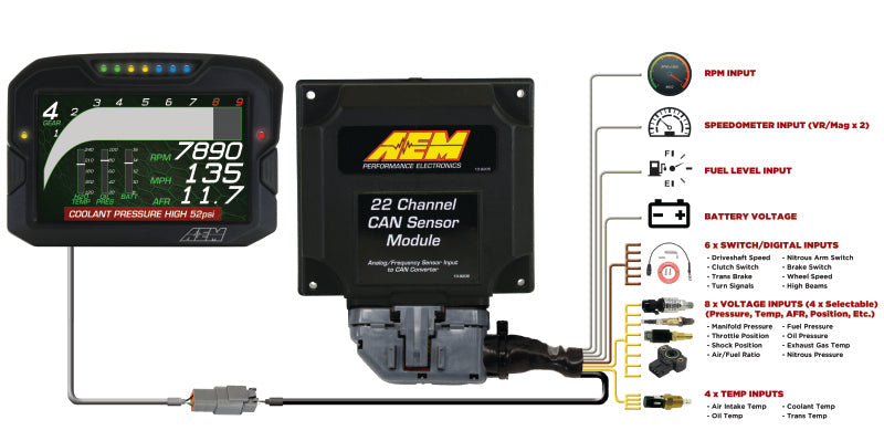 AEM 22 Channel CAN Expander Module-tuningsupply.com