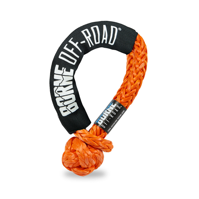 Borne Off-Road 1/2in X 20in Soft Shackle Dark Orange-tuningsupply.com