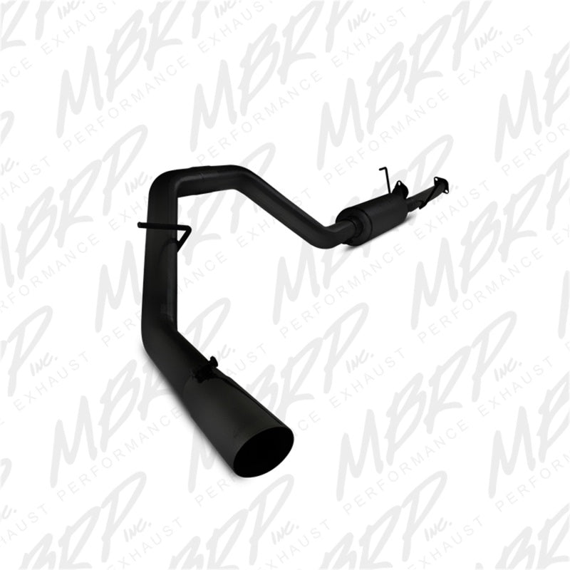 MBRP 2009-2014 Toyota Tundra 5.7L EC-Std. & SB/CC-SB 3in Cat-Back Single Side AL - Black-tuningsupply.com