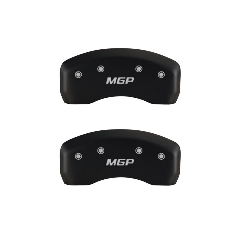 MGP 4 Caliper Covers Engraved Front & Rear MGP Red finish silver ch-tuningsupply.com