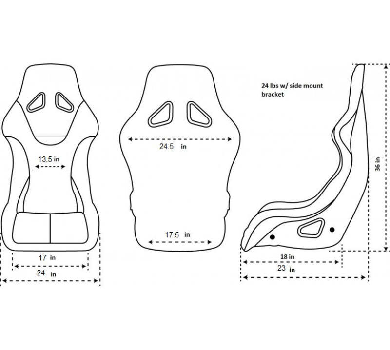 

NRG FRP-304BK-NRG - NRGFRP-304BK-NRG - NRG FRP Bucket Seat Black - X Large - Shipped in Europe - Tuningsupply.com
