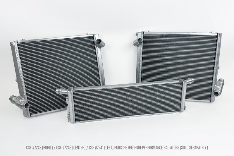 

CSF 7242 - CSF7242 - CSF 2019+ 992.1/992.2 Porsche 911(3.0LT Base/T/S/4/4S/GTS/4 GTS) High Perf Right Aluminum Radiator - Shipped in Europe - Tuningsupply.com
