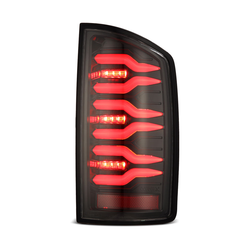 AlphaRex 02-06 Dodge Ram1500/03-06 Dodge Ram 2500/3500 Truck LUXX-Series LED Tail Lights Alpha-Black-tuningsupply.com