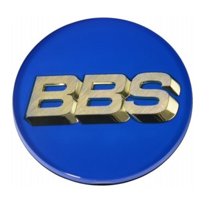 BBS Center Cap 56mm Blue/Gold-tuningsupply.com