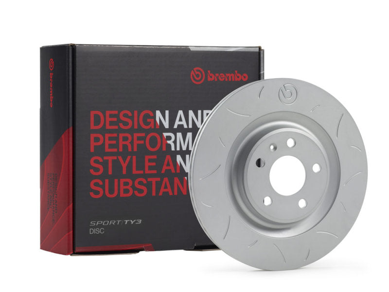 Brembo 00-08 Subaru WRX STI/99-09 WRX STI 2.0L AWD Rear TY3 Sport Disc Rotor - 316X20-tuningsupply.com