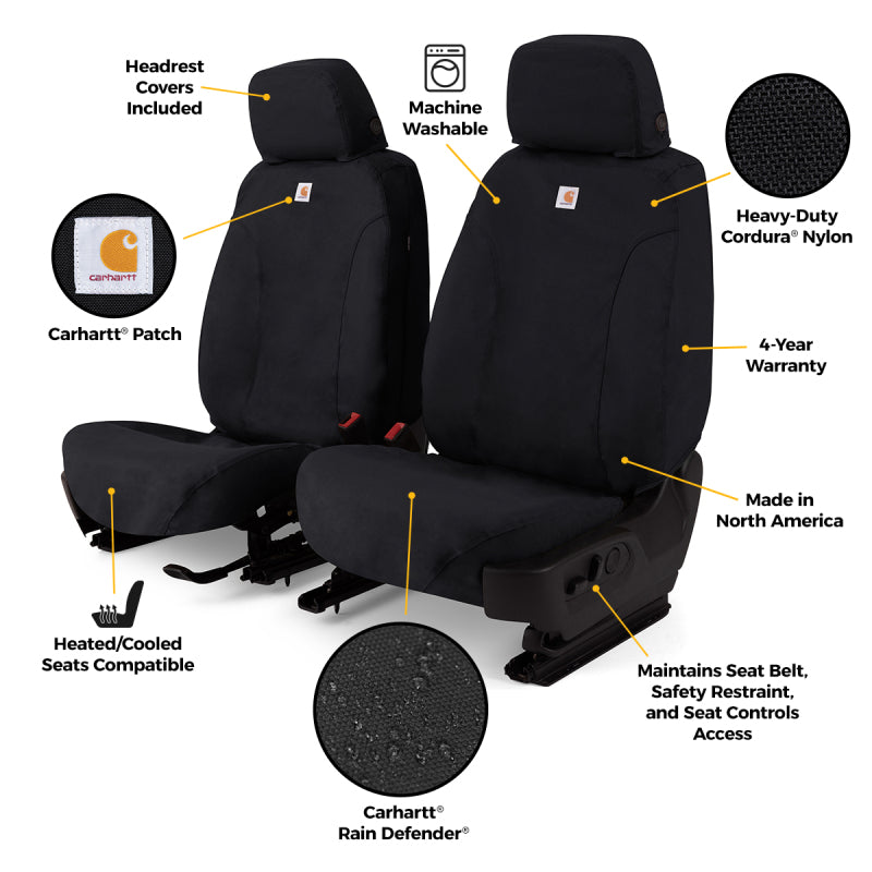 

Covercraft SSC2645COBK - CVRSSC2645COBK - Covercraft 2026 Jeep Wrangler 2-Door (MT) Carhartt Super Dux SeatSaver Custom Front Row Seat Covers - Shipped in Europe - Tuningsupply.com
