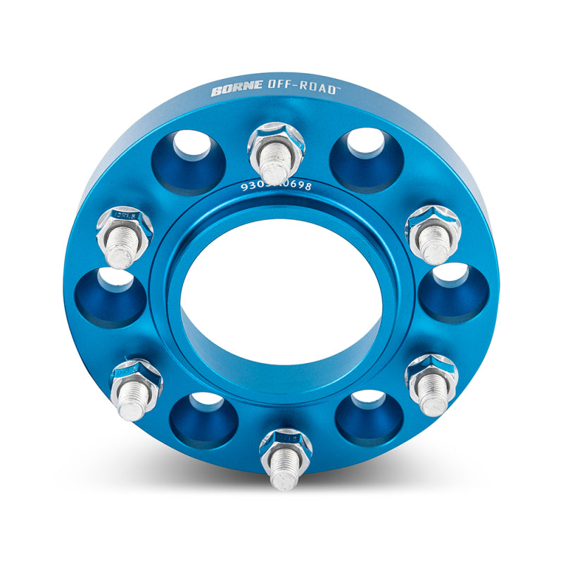 Borne Off-Road Wheel Spacers - 6x139.7 - 78.1 - 38.1mm - M14x1.5 - Blue-tuningsupply.com