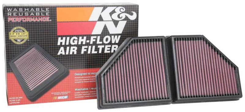 

K&N Engineering 33-5086 - KNN33-5086 - K&N 16-19 BMW 750i L6-4.4L F/I Replacement Drop In Air Filter - Shipped in Europe - Tuningsupply.com
