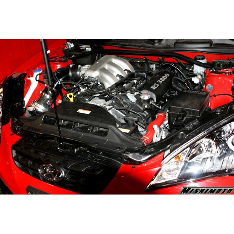 Mishimoto 10+ Hyundai Genesis Coupe V6 Black Silicone Hose Kit-tuningsupply.com