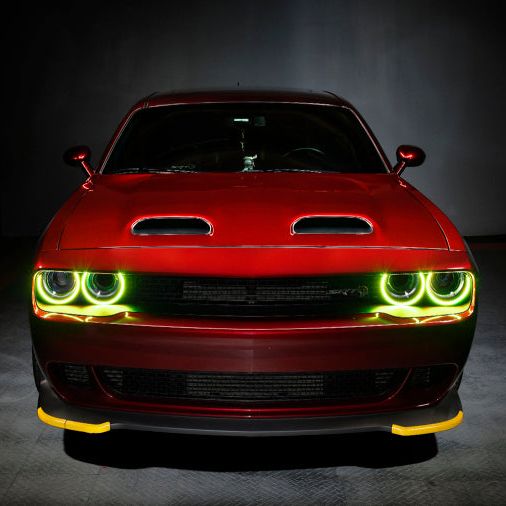 Oracle 15-21 Dodge Challenger Dynamic Surface Mount Headlight Halo Kit - ColorSHIFT - Dynamic-Fog Lights-ORACLE Lighting-ORL3990-332-SMINKpower Performance Parts