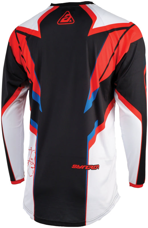 Answer 25 Syncron Envenom Jersey Red/White/Blue - Small-tuningsupply.com