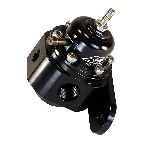 AEM Universal Black Adjustable Fuel Pressure Regulator-tuningsupply.com