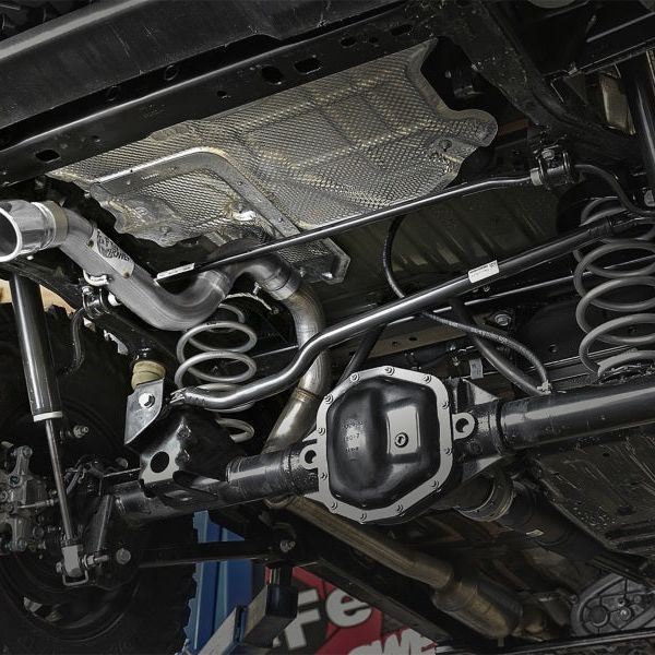 aFe MACH Force-Xp Axle-Back Exhaust System w/Polished Tip 18-20 Jeep Wrangler L4-2.0T / V6-3.6L-tuningsupply.com