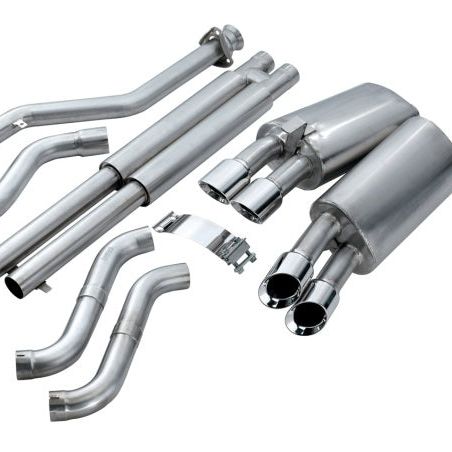 Corsa 1992-1995 Chevrolet Corvette C4 5.7L V8 LT1 Sport Cat-Back Exhaust w/ Twin 3.5in PolishedTips-tuningsupply.com