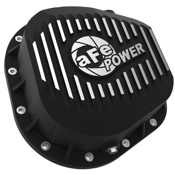 aFe Power Cover Diff Rear Machined COV Diff R Ford Diesel Trucks 86-11 V8-6.4/6.7L (td) Machined-tuningsupply.com