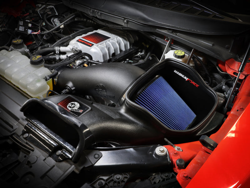 aFe 23-24 Ford F-150 Raptor R FORCE Stage 2 Cold Air Intake System w/ Pro 5R Filter-tuningsupply.com