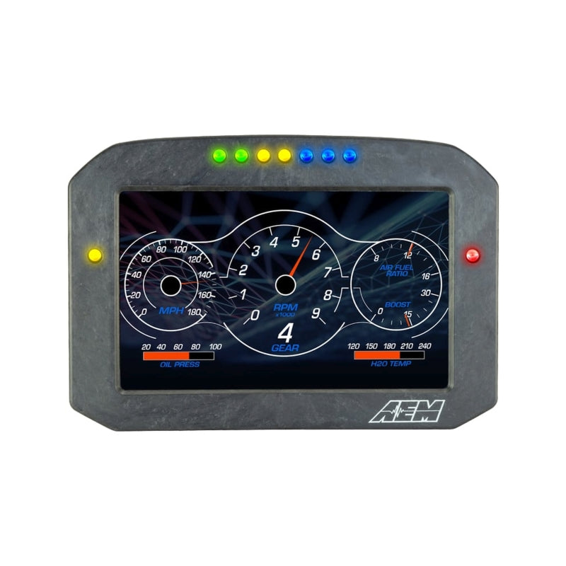 

AEM 30-5702F - AEM30-5702F - AEM CD-7G Carbon Flush Digital Dash Display w/ Internal 20Hz GPS & Antenna - Shipped in Europe - Tuningsupply.com
