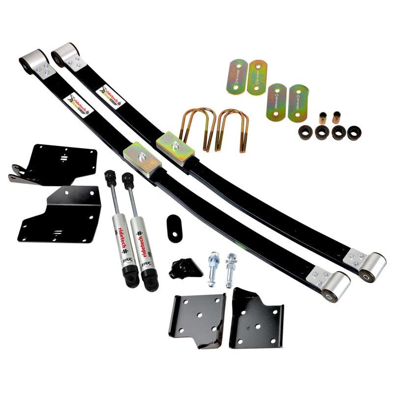 

Ridetech 12104810 - RID12104810 - Ridetech 67-70 Ford Mustang Composite Leaf Spring w/ HQ Shock Kit - 2in Drop - Shipped in Europe - Tuningsupply.com
