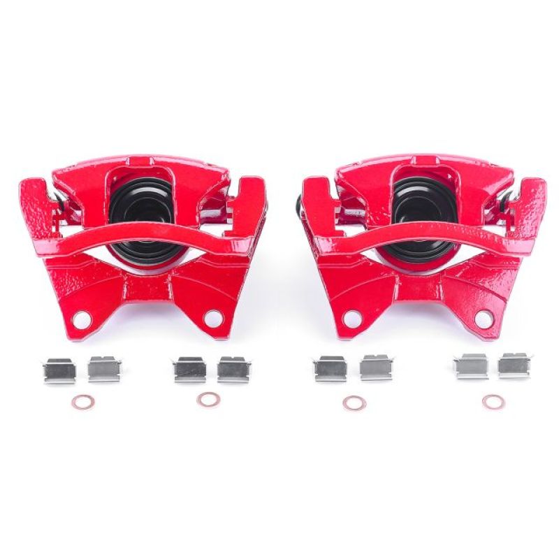 Power Stop 07-11 Dodge Nitro Rear Red Calipers w/Brackets - Pair-tuningsupply.com