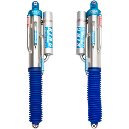 King Shocks 10-14 Ford F150 Raptor 4WD Rear 3.0 Dia 3 Tube Bypass Piggyback Shock (Pair)-tuningsupply.com