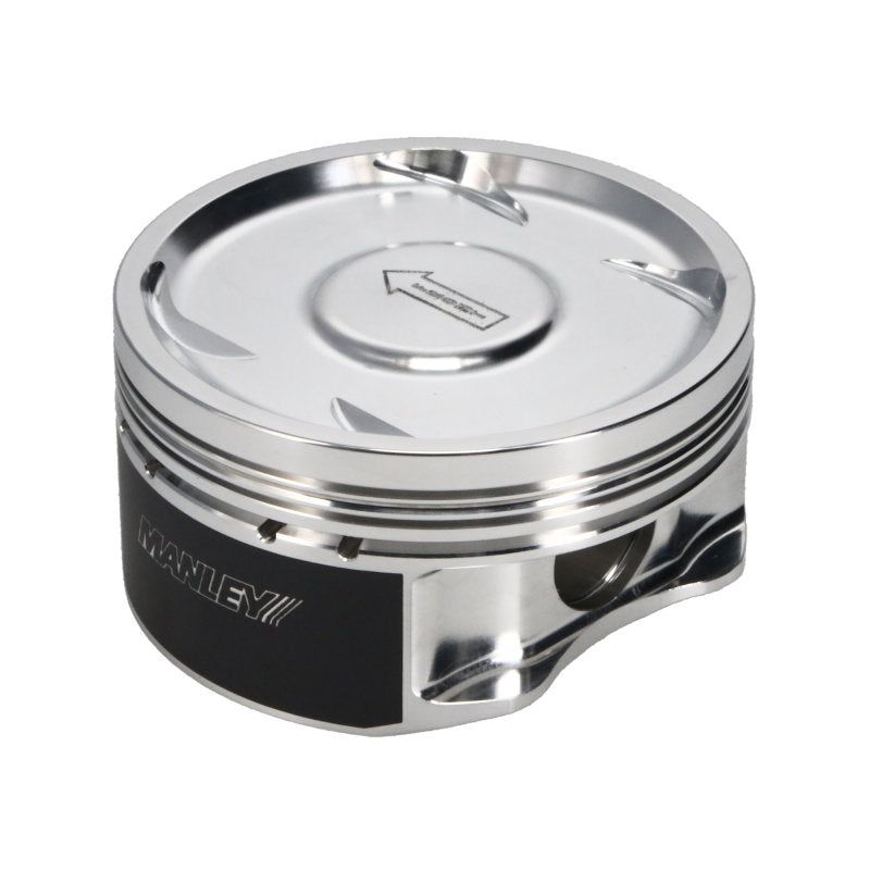 Manley Subaru EJ257 99.75mm +.25mm Bore 8.5:1 Dish Platinum Series Piston Set with Rings-tuningsupply.com