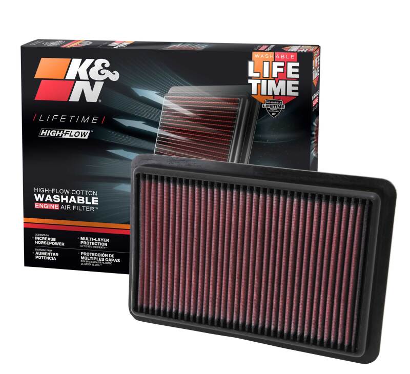 

K&N Engineering 33-2480 - KNN33-2480 - K&N Replacement Air Filter 12-13 Mazda 3 Skyactiv 2.0L / 13-14 Mazda CX-5 2.0L / 14 Mazda 6 2.5L - Shipped in Europe - Tuningsupply.com
