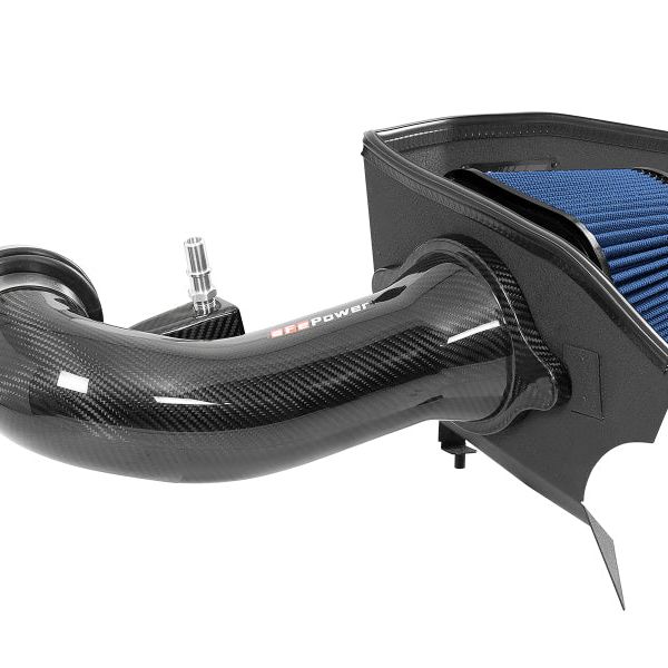 aFe 19-20 GM Trucks 5.3L/6.2L Track Series Carbon Fiber Cold Air Intake System With Pro 5R Filters-tuningsupply.com