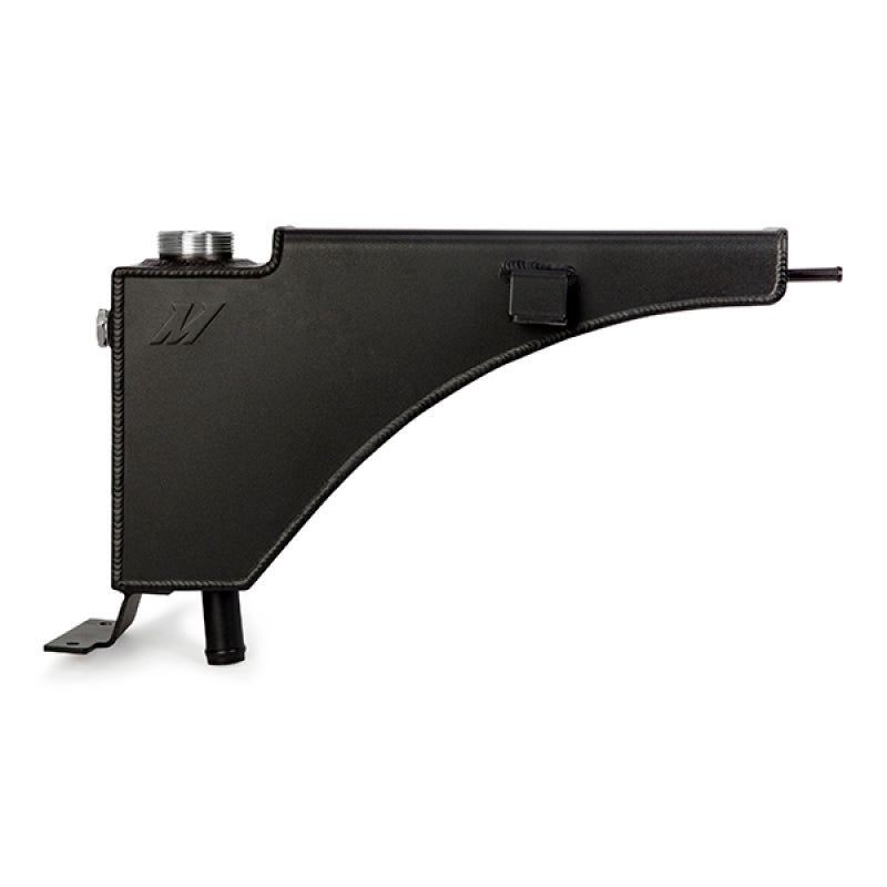 Mishimoto 99-03 Ford 7.3L Powerstroke Aluminum Degas Tank - Micro-Wrinkle Black-tuningsupply.com