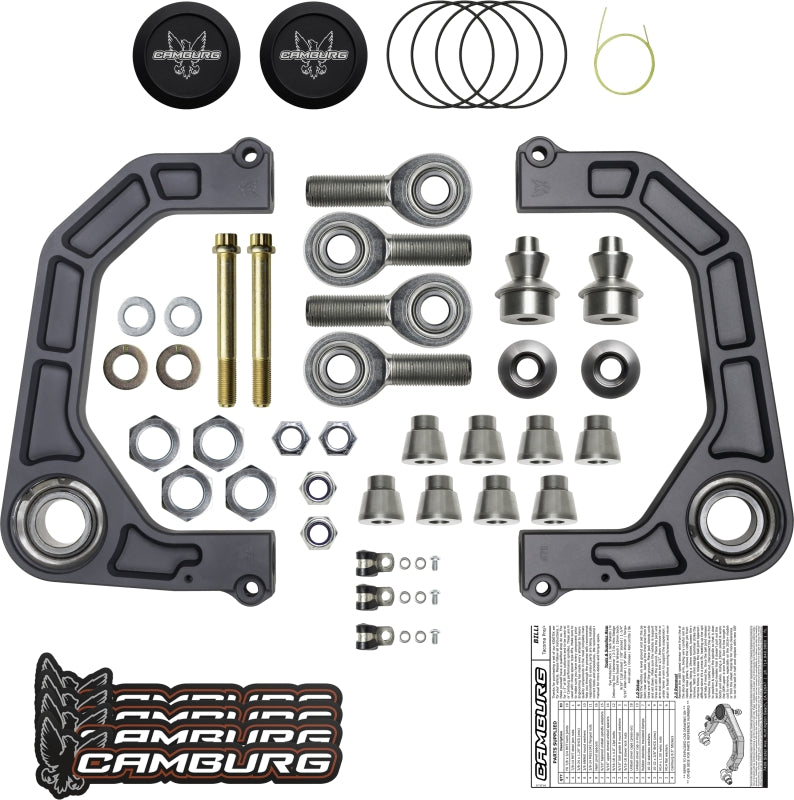 Camburg Toyota Tacoma 05-23 / 4-Runner 03-23 / FJ 07-14 KINETIK V2 Billet Uniball Upper Arms-tuningsupply.com