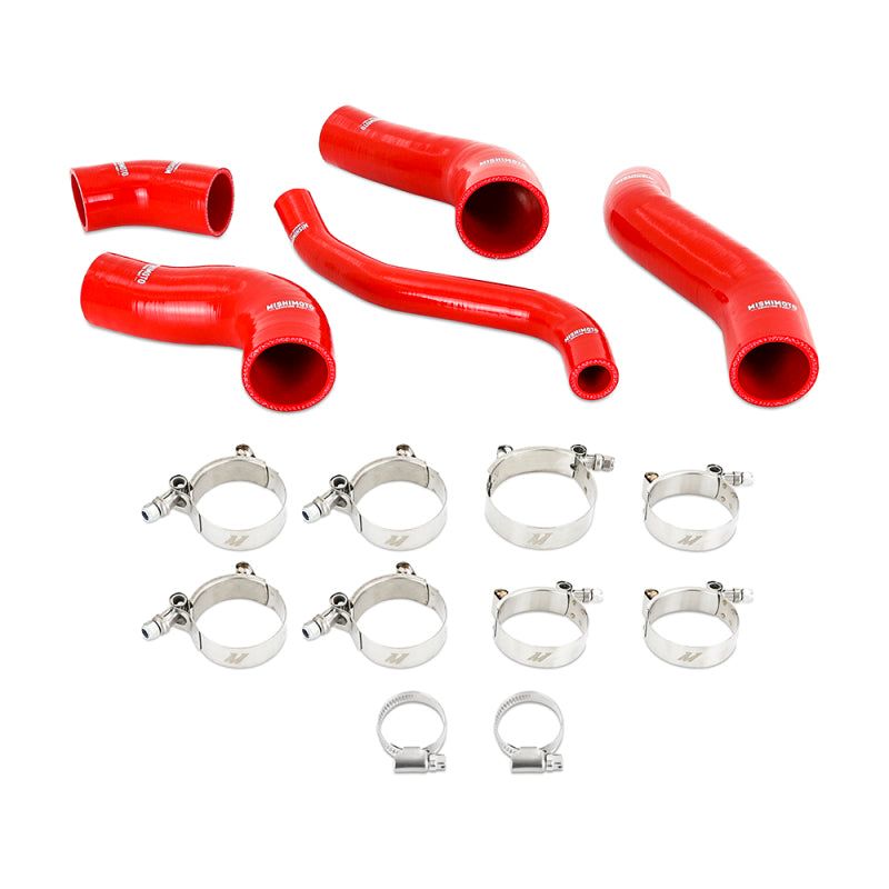 Mishimoto 13-17 Hyundai Veloster Turbo Silicone Intercooler Hose Kit - Red-tuningsupply.com