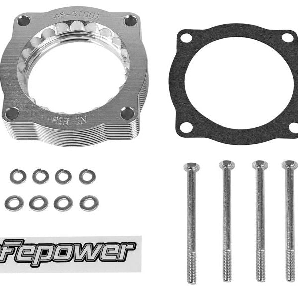 aFe Silver Bullet Throttle Body Spacer N62 Only BMW (E53) 04-09 5series (E60) 04-09 6series (E63/64)-tuningsupply.com