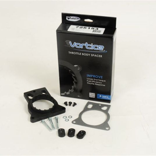 Volant 01-06 Cadillac Escalade 6.0 V8 Vortice Throttle Body Spacer-Throttle Body Spacers-Volant-VOL725153-SMINKpower Performance Parts