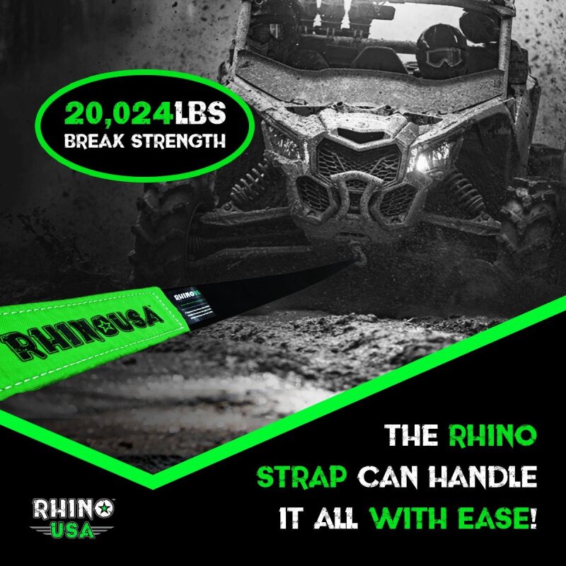 

Rhino USA RNO-TOWSTRAP220 - RSARNO-TOWSTRAP220 - Rhino USA Recovery Tow Strap 2Inx20Ft (Black) - Shipped in Europe - Tuningsupply.com
