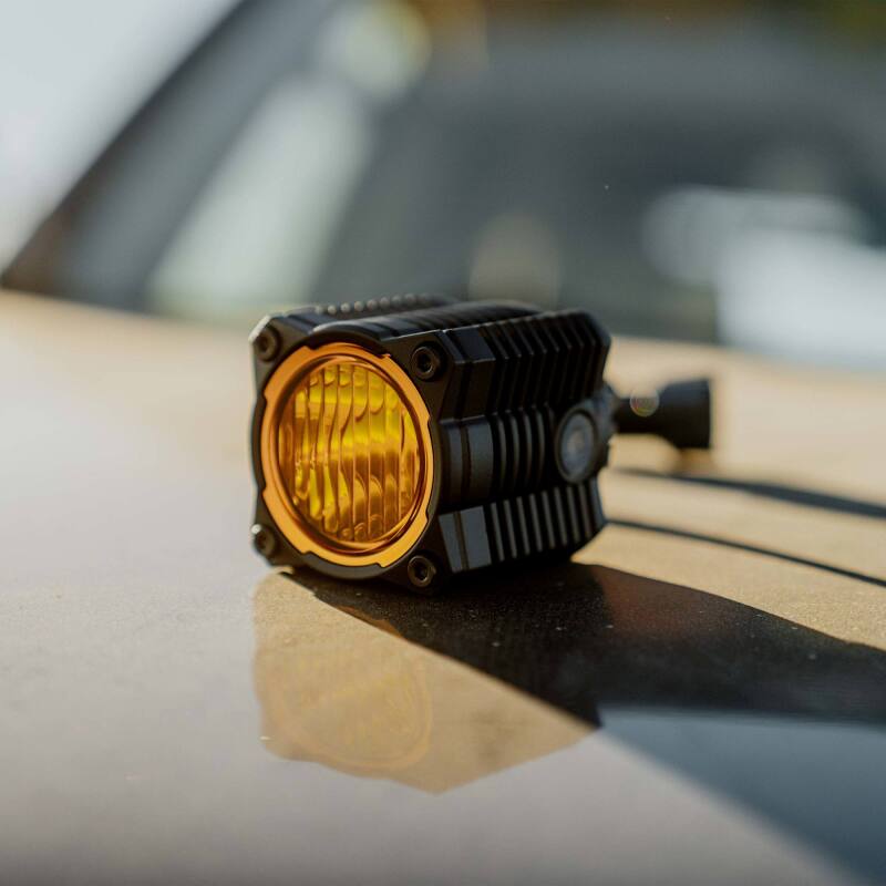 KC HiLiTES FLEX ERA 1 Performance Yellow Spread Beam Lens-tuningsupply.com