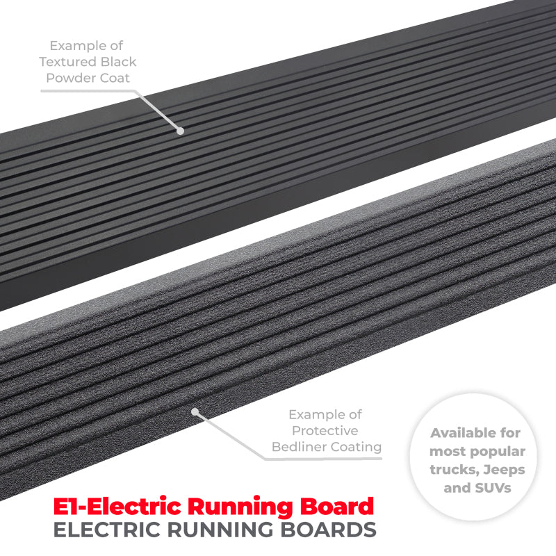 

Go Rhino  - GOR20415587PC - RealTruck 15-24 Ford F-150 CC 4dr VoltStep Electric Running Board Kit - Tex. Blk - Shipped in Europe - Tuningsupply.com
