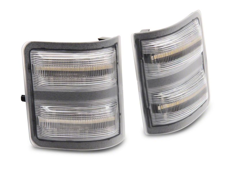 

Raxiom SD18247 - RAXSD18247 - Raxiom 11-16 Ford F-250/F-350 Super Duty Axial LED SEQL Switchback Side Mirror Marker Lamps- Clear - Shipped in Europe - Tuningsupply.com
