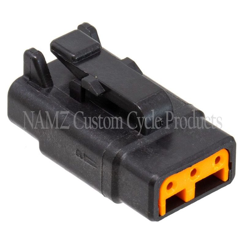 
  

NAMZ  - NAMMDP-3B - NAMZ Deutsch DTM 3-Position Plug w/3 Stamped Terminals & Wedgelock - Black (HD 74113-98BK) - Shipped in Europe - Tuningsupply.com

