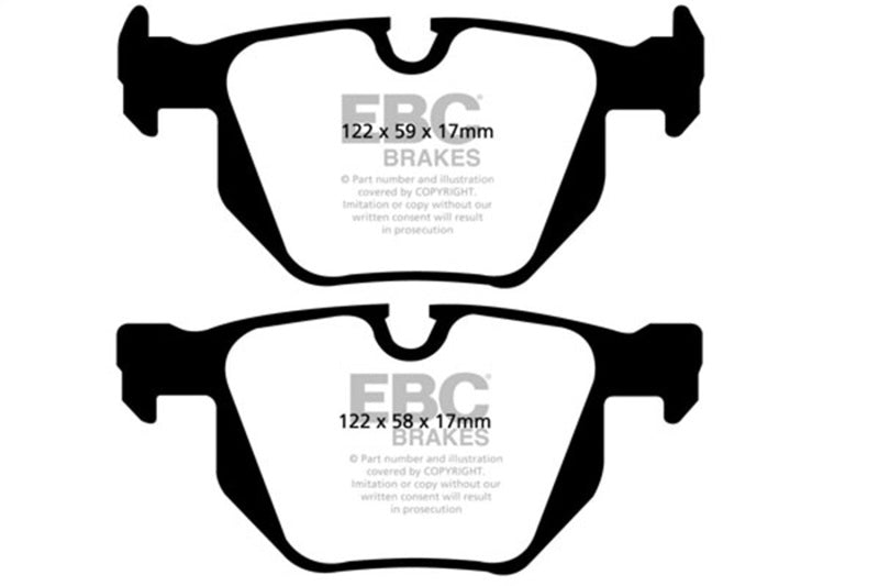

EBC DP31494C - EBCDP31494C - EBC 07-10 BMW X5 3.0 Redstuff Rear Brake Pads - Shipped in Europe - Tuningsupply.com
