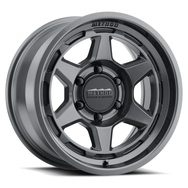 

Method Wheels MR70878560800 - MRWMR70878560800 - Method MR708 Bead Grip 17x8.5 0mm Offset 6x5.5 106.25mm Centerbore - Gloss Titanium - Shipped in Europe - Tuningsupply.com
