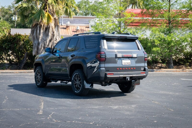 

Rally Armor MF148-UR-BLK-WH - RALMF148-UR-BLK-WH - Rally Armor 2025+ Toyota 4Runner Black UR Mud Flap w/ White Logo - Shipped in Europe - Tuningsupply.com
