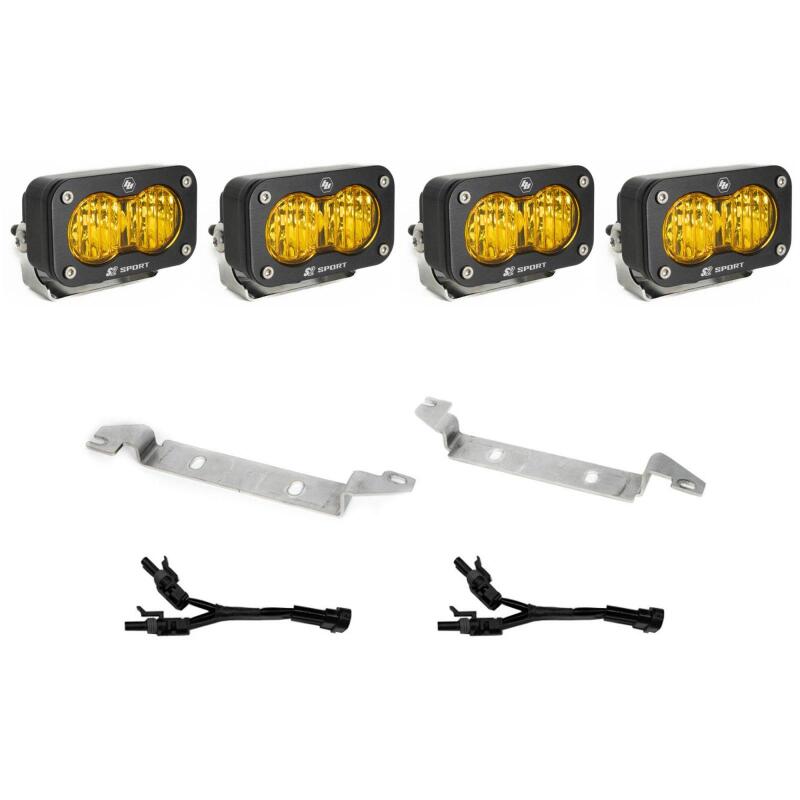 

Baja Designs 448281 - BAJ448281 - Baja Designs 2025 Toyota 4Runner S2 Sport Fog Pocket Light Kit - Amber - Shipped in Europe - Tuningsupply.com
