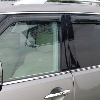 AVS 11-13 Infiniti QX56 Ventvisor Outside Mount Window Deflectors 4pc - Smoke-tuningsupply.com